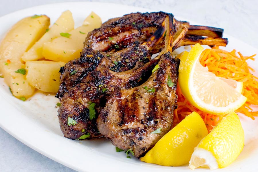 Stamna Greek Taverna Lamb Chops